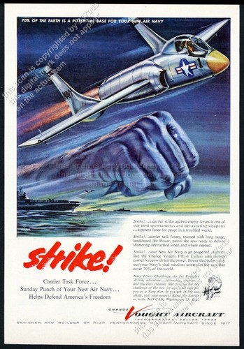 1955 navy f7u cutlass - navy, f7u-3