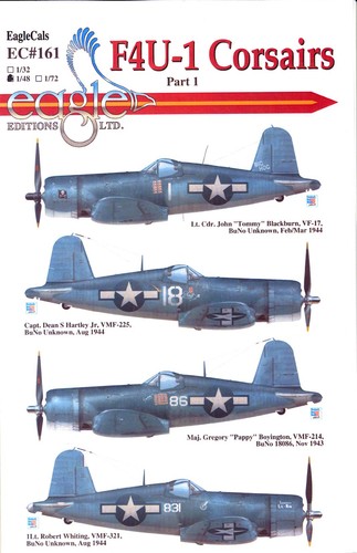 Eaglecal decals vought - 1/48,