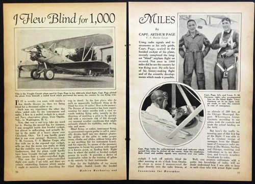 Flew blind for 000 miles - flew, 1,000